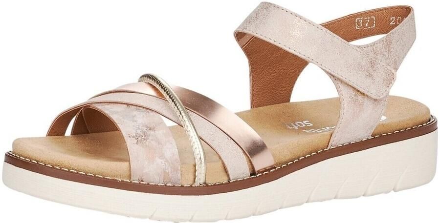 Remonte Sandalen sleehak zomerschoen sandalette met uitneembare zachte inlegzool - Foto 3