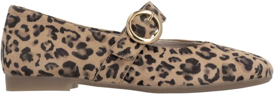 Remonte D0K14-90 Instappers Luipaardprint Suede Dames Beige - Foto 2