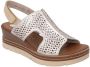 Remonte Zilveren Metallic Dames Sandalen Zilver - Thumbnail 2