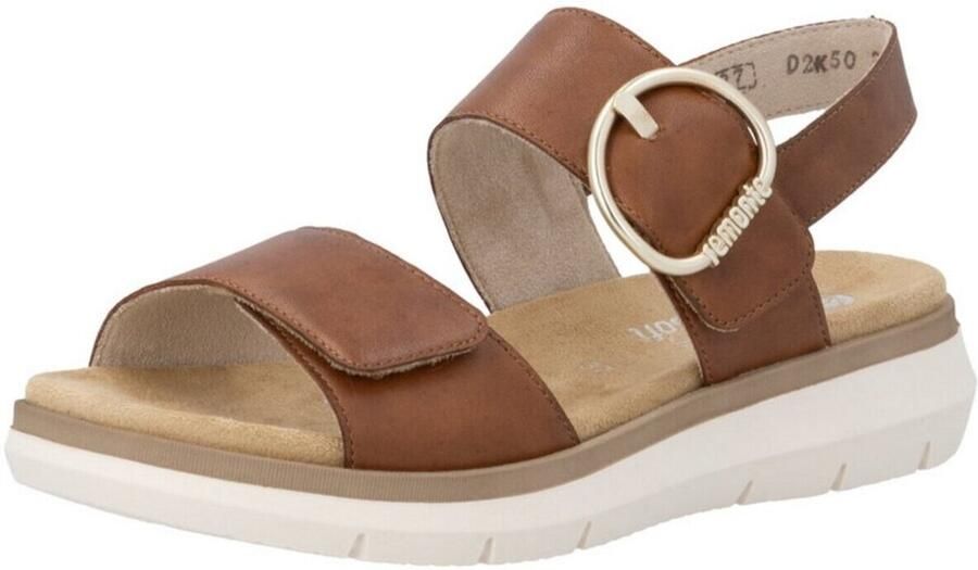 Remonte D2K50-24 Sandalen Bruin Leer Dames Bruin - Foto 3