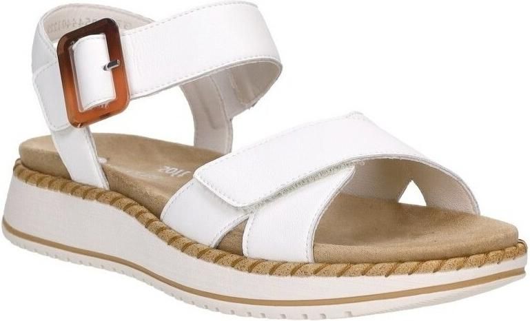 Remonte Sandalen Plat Sandalen Plat Gebroken wit - Foto 11