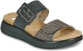 Remonte D1J61-03 Slippers Zwart Leer Dames Zwart - Zwart