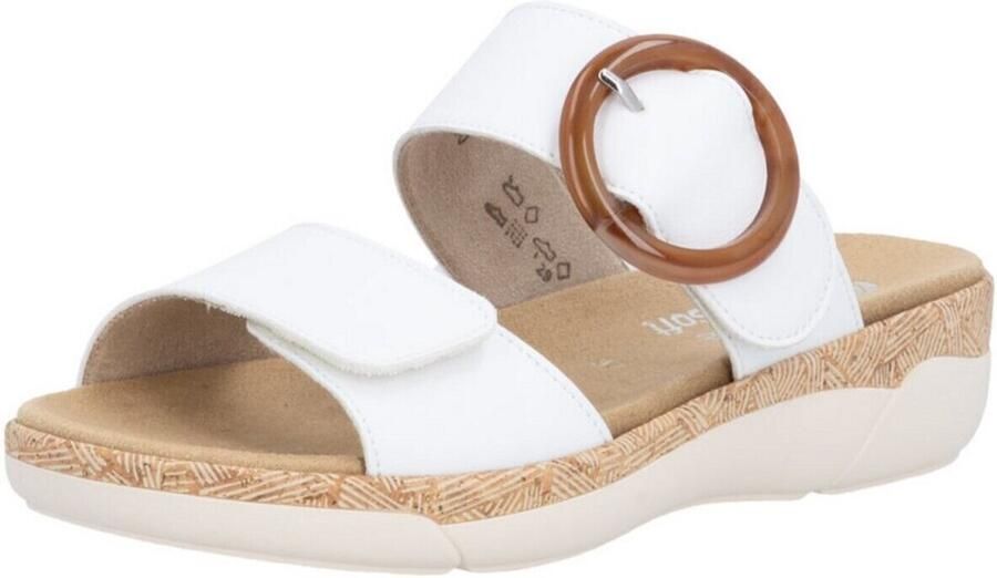 Remonte -Dames wit slippers & muiltjes - Foto 2