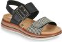 Remonte Sleehaksandaaltjes ELLE-Collection zomerschoen sandalen comfortschoen met praktische klittenbandsluitingen - Thumbnail 3