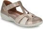 Remonte Dames T-bandschoen R7601-90 Metalli Beige - Thumbnail 2