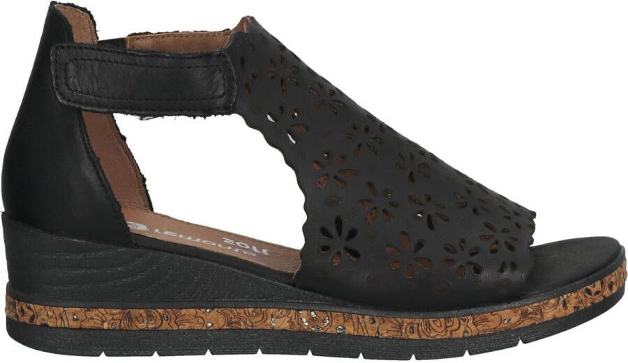 Remonte Sleehaksandaaltjes zomerschoen sandaal sleehak met bloemlaserpatroon - Foto 2