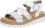 Remonte Sleehaksandaaltjes sleehak zomerschoenen sandalen in vegan verwerking - Thumbnail 4