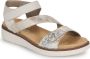 Remonte Beige Goud Sandaal met Klittenbandsluiting - Thumbnail 3
