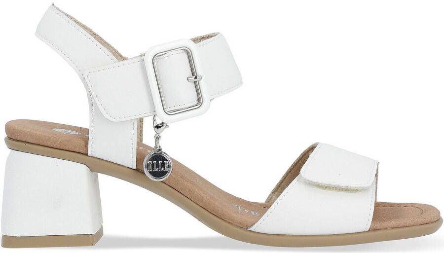 Remonte Sandaaltjes ELLE-Collection blokhak zomerschoen sandaal avondschoen met klittenband
