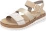 Remonte Sleehaksandaaltjes sleehak zomerschoenen sandalen in vegan verwerking - Thumbnail 10