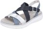 Remonte -Dames blauw donker sandalen - Thumbnail 2