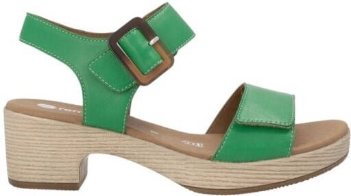 Remonte Sandaaltjes ELLE-Collection blokhak zomerschoen sandaal met klittenbandsluitingen