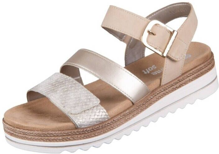 Remonte Sleehaksandaaltjes sleehak zomerschoenen sandalen in vegan verwerking - Foto 5