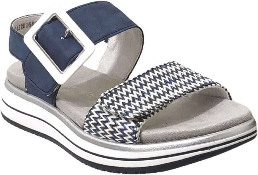 Remonte Sleehaksandaaltjes ELLE-Collection zomerschoen sandalen comfortschoen met praktische klittenbandsluitingen