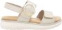 Remonte Licht Grijze Leren Dames Sandalen Licht Grijs - Thumbnail 3