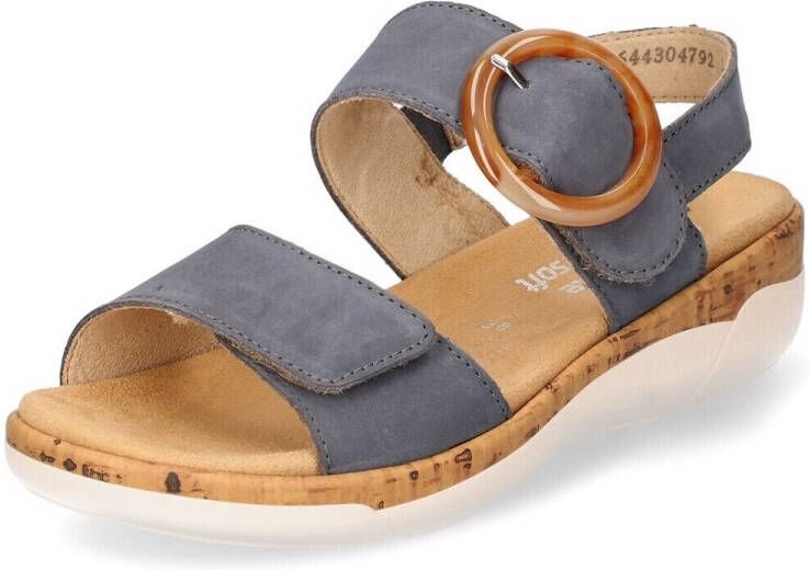 Remonte Sandalen sleehak sandaal zomerschoen met uitneembaar voetbed - Foto 4