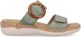 Remonte -Dames groen licht slippers & muiltjes - Thumbnail 2
