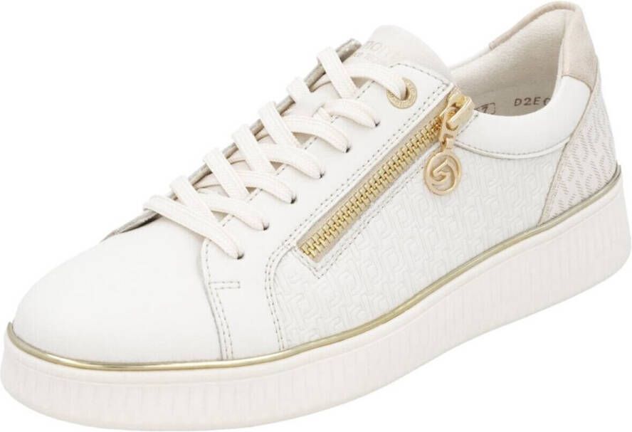 Remonte Plateausneakers vrijetijdsschoen lage schoen veterschoen met zijrits - Foto 5