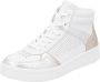 Remonte Plateausneakers vrijetijdsschoen veterschoen high top sneaker met contrasterende afwerking - Thumbnail 1