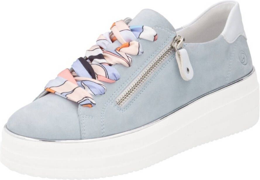 Remonte Plateausneakers vrijetijdsschoen lage schoen veterschoen met zijrits