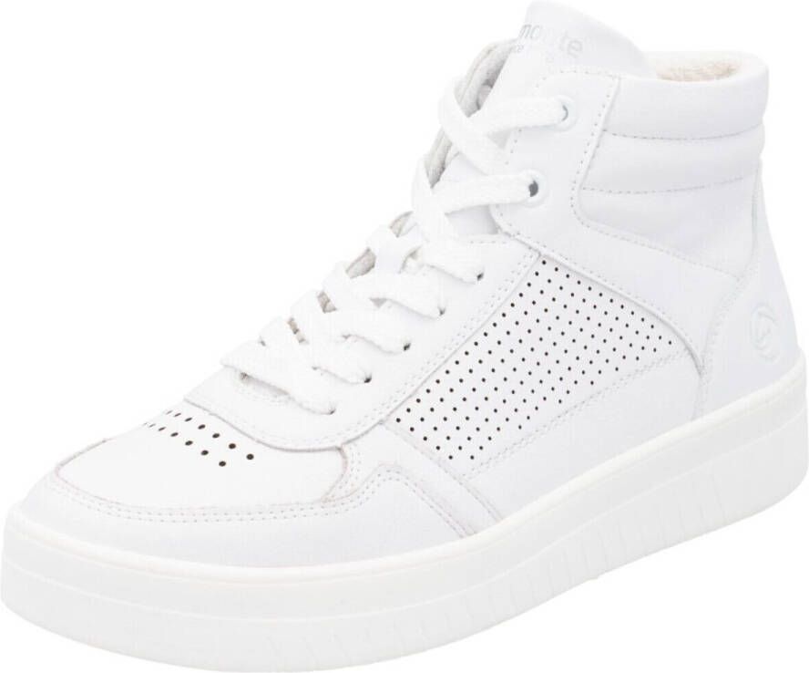 Remonte Plateausneakers vrijetijdsschoen veterschoen high top sneaker met contrasterende afwerking