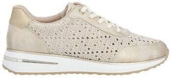 Remonte Sneakers met sleehak met zomers gaatjespatroon vrijetijdsschoen lage schoen veterschoen