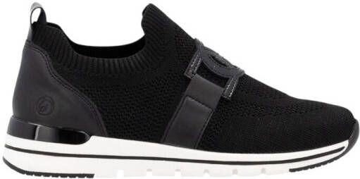 Remonte Slip-on sneakers vrijetijdsschoen lage schoen slipper met elastische band aan de schacht