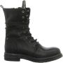 Replay Footwear Evy Laars zwart Leer Biker Rock wear Street wear - Thumbnail 2