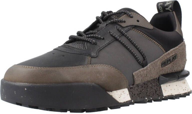 Replay Field Jupiter Craft GMS1P L Herensneaker 167-Zwart-Donkergrijs - Foto 3