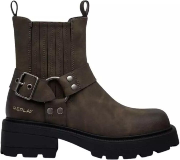 Replay Enkellaarzen Baskets