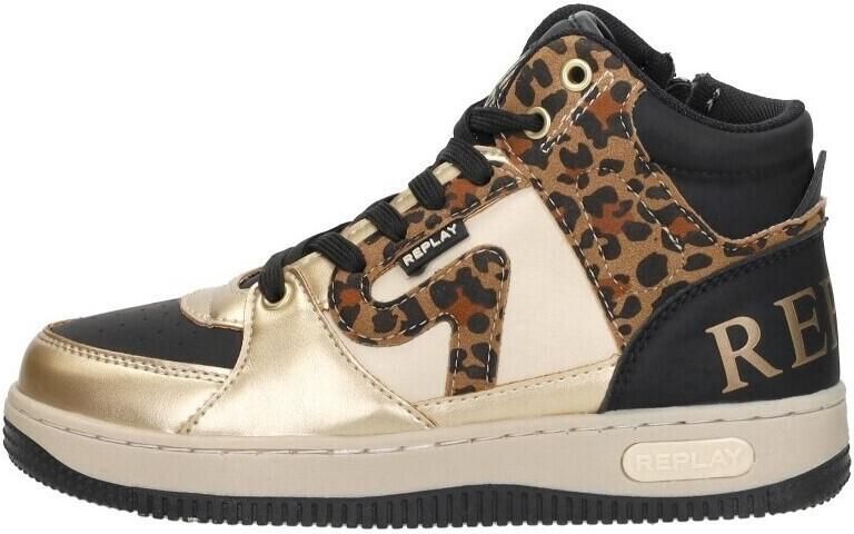 Replay Epic JR Mid Girl 20 JZ430041S-3505 Goud Wit - Foto 5