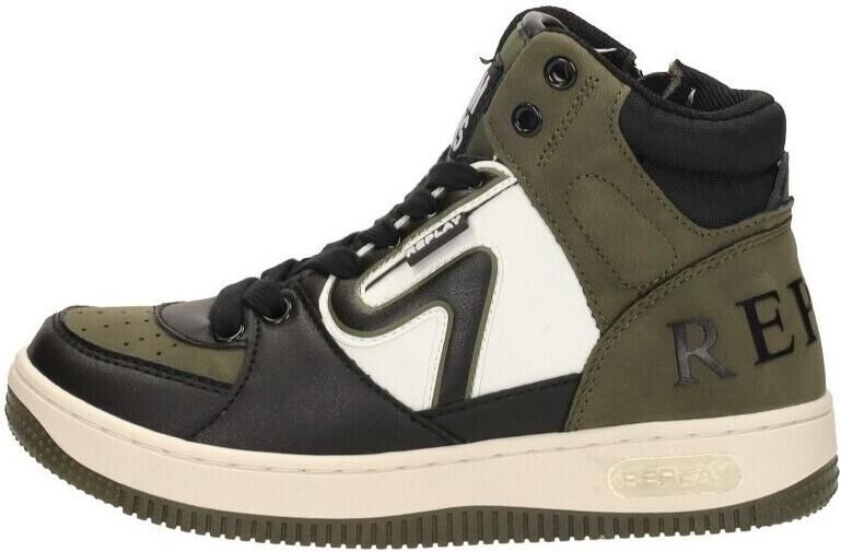 Replay Epic JR Mid Boy 4 JZ430019S-3269 Zwart Groen - Foto 7