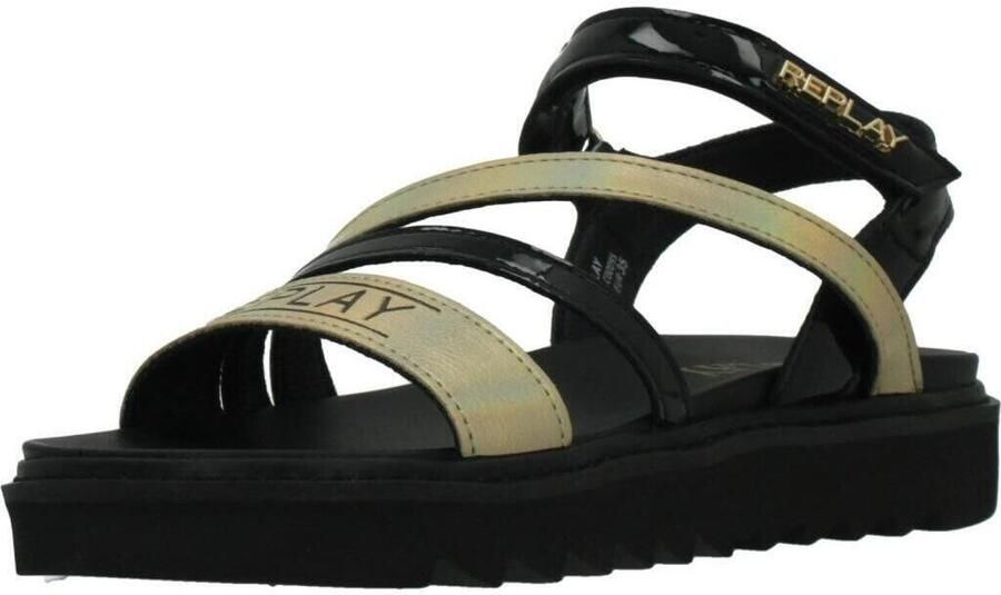 Replay Alicante Jr 6 Sandalen Meisjes Zwart - Foto 4