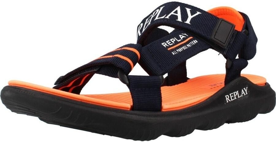 REPLAY Blauwe Sandalen Spacer 2 - Foto 6