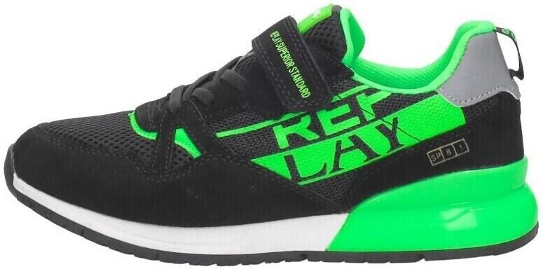 Replay Shoot Jr11 Sneakers Jongens Leren Sneaker Zwart - Foto 3