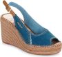 Replay Jess Sling Sandalen Touwzool licht blauw - Thumbnail 3