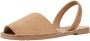 Ria Menorca Nubuck Sandaal Dames Middenbruin - Thumbnail 2