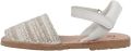 Ria Platte sandalen 20090 - Wit