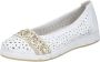 Rieker ballerina schoenen voor dames L3062-80 Wit - Thumbnail 2