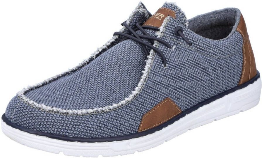 Rieker Slip-on sneakers met contrastbeleg