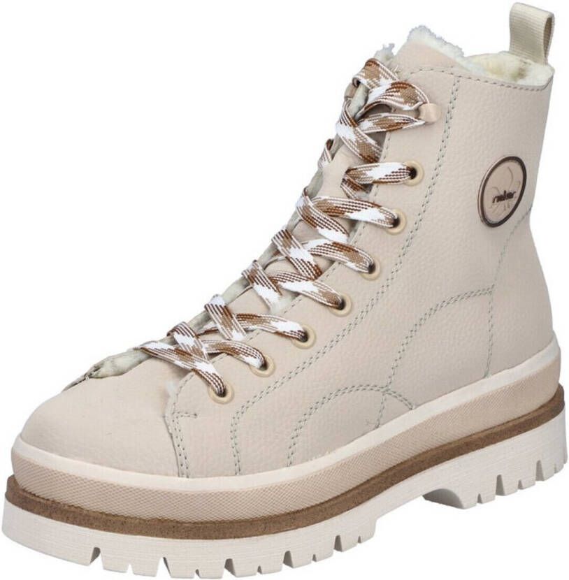 Rieker Veterboot beige Synthetisch