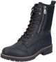 Rieker Veterboots Dames Zwart - Thumbnail 2