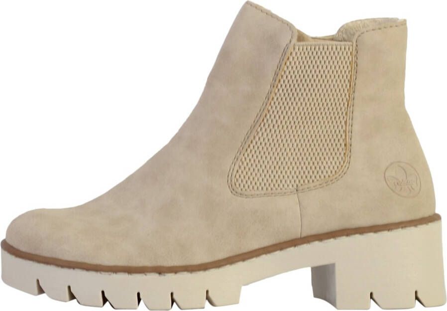 Rieker Chelsea boots Beige Synthetisch 182202 Dames - Foto 5