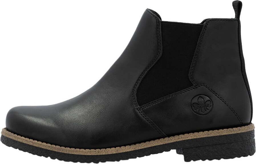 Rieker Chelsea-boots Enkellaars instaplaarzen stretchinzetstuk met binnenzijde ritssluiting