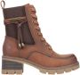 Rieker Winterlaarsjes lace-up boots ankle boots block heel with zipper - Thumbnail 8