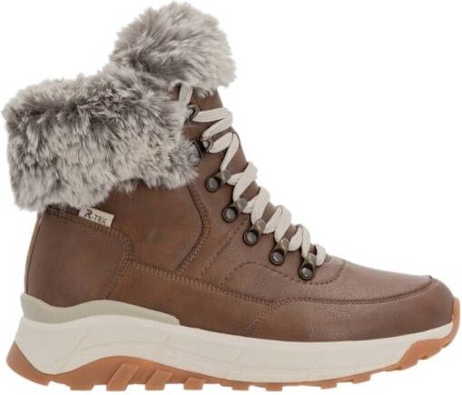 Rieker EVOLUTION Winterlaarzen Hightop sneakers veterschoenen winterlaarzen met lamswolvoering