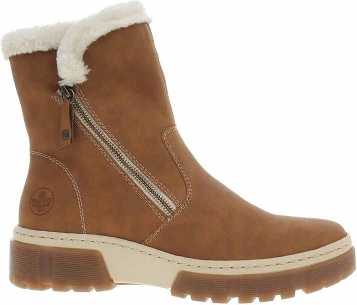 Rieker Winterlaarzen met tweekleurige profielzool