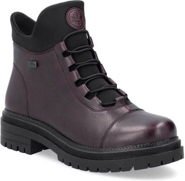 Rieker Rode enkellaarsjes voor dames Red Dames - Foto 2