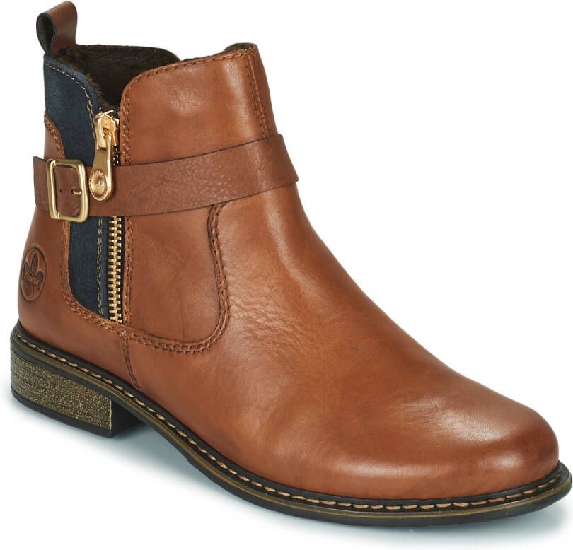 Rieker Z4959-22 Enkellaarsje cognac - Foto 2