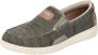 Rieker heren mesh slip-on schoen kaki groen - Thumbnail 3